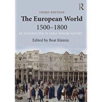 9781138119154 The European World 1500a  1800 | Tweedehands, Verzenden, Zo goed als nieuw