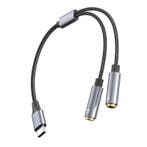 DrPhone AudioLink CX2 USB-C DAC Headset Splitter naar 2× 3,5, Audio, Tv en Foto, Converters, Verzenden, Nieuw
