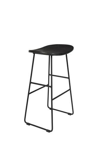 Counter Barkruk - 65 cm - Merel - Zwart - House of Rebels, Verzenden, Nieuw