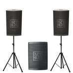 Actieve zang set 2 x 15Inch speakers en 18Inch subwoofer, Ophalen of Verzenden, Nieuw, 1000 watt of meer