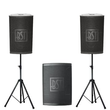 Actieve zang set 2 x 15Inch speakers en 18Inch subwoofer, Ophalen of Verzenden, Nieuw, 1000 watt of meer
