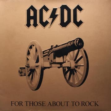 AC/DC - For Those About To Rock We Salute You, Ophalen of Verzenden, Gebruikt