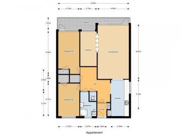 Te Huur 4 Kamer Appartement Malvert In Nijmegen, Gelderland, Direct bij eigenaar, Nijmegen, Appartement