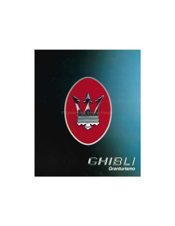 1993 MASERATI GHIBLI GRANTURISMO BROCHURE, Nieuw, Author