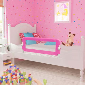 vidaXL Bedhekje peuter 102x42 cm roze, Verzenden, Nieuw