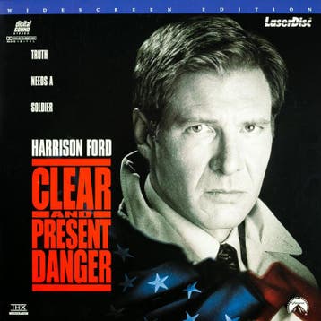 Clear and Present Danger (1994) CLV THX Laserdisc, Ophalen of Verzenden, Nieuw