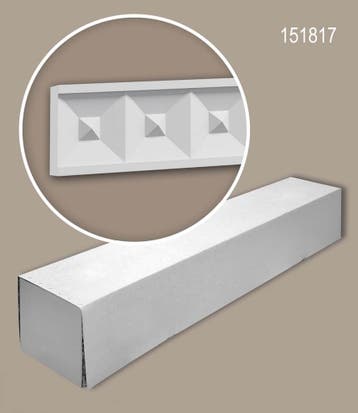 Profhome 151817-box 1 doos 9 lijsten Wandlijst Fries | 18 m, Verzenden, Nieuw