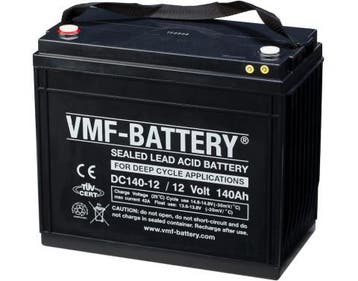 VMF AGM Deep Cycle accu | DC140-12 | 12V 140Ah, Ophalen of Verzenden, Nieuw