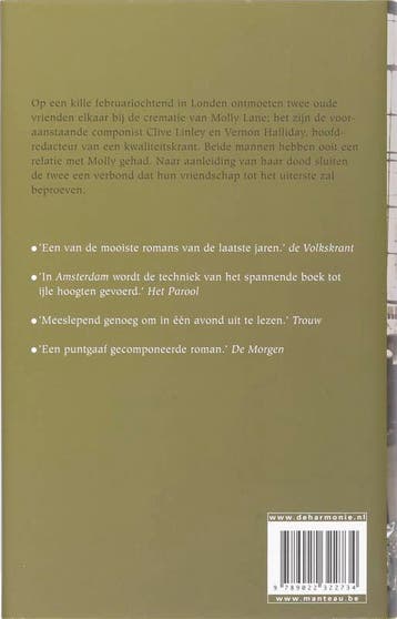 Amsterdam 9789022322734 Ian McEwan, Boeken, Verzenden, Zo goed als nieuw, Ian McEwan