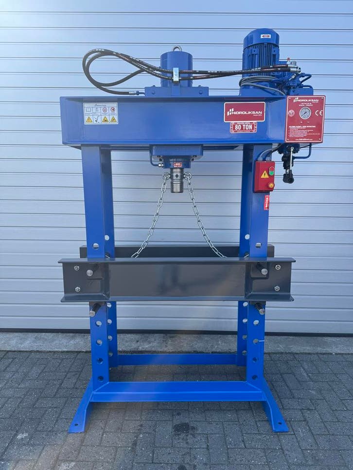 HIDROLIKSAN werkplaatspers  hydraulische garagepers 80 Ton, Doe-het-zelf en Verbouw, Gereedschap | Overige machines, Nieuw