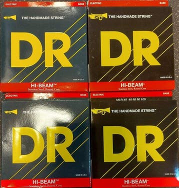 DR Hi-Beam - 4 Sets Strings For 4-String - - Elektrische, Nieuw