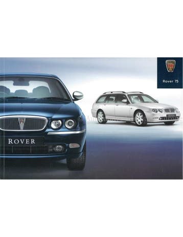 2002 ROVER 75 BROCHURE ENGELS, Boeken, Ophalen of Verzenden, Nieuw