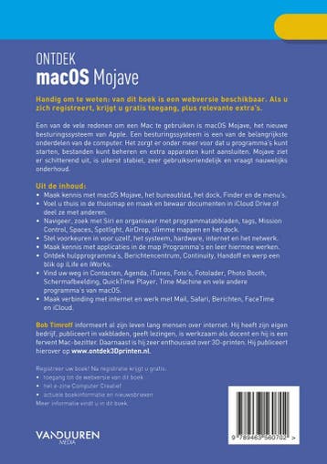 Ontdek mac OS Mojave / Ontdek 9789463560702 Bob Timroff, Verzenden, Gelezen, Bob Timroff