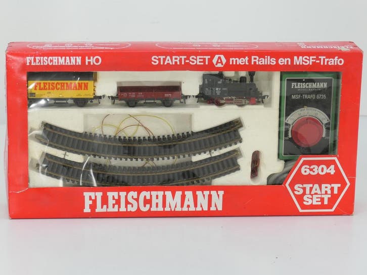 Schaal H0 Fleischmann 6304 startset van de DB #9425, Hobby en Vrije tijd, Modeltreinen | H0, Overige typen, Gebruikt, Fleischmann
