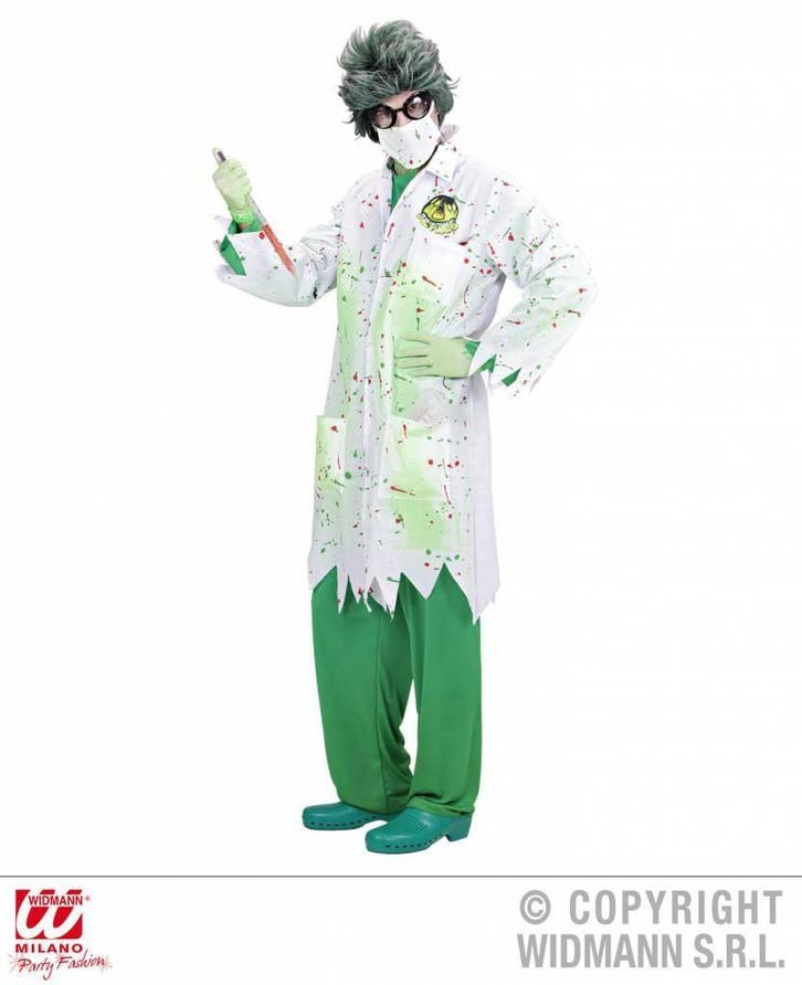 Dr. Toxic Laboranten outfit, Kleding | Heren, Carnavalskleding en Feestkleding, Nieuw, Ophalen of Verzenden