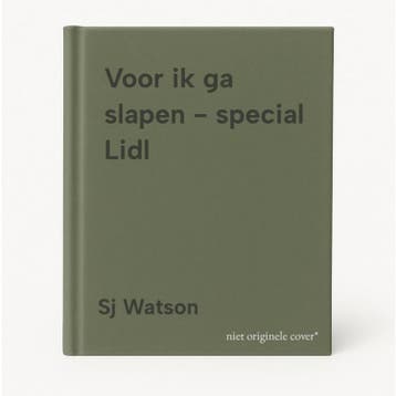Voor ik ga slapen - special Lidl 9789026355905 Sj Watson, Verzenden, Gelezen, Sj Watson