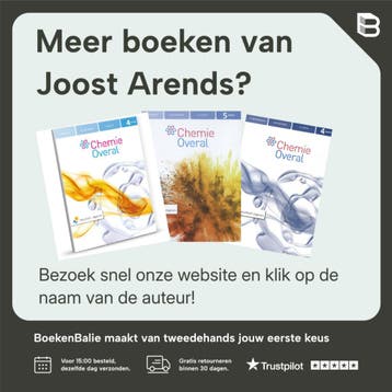 3 vwo scheikumde / Chemie Overal / leerboek - Joost Arends, Verzenden, Zo goed als nieuw, Joost Arends
