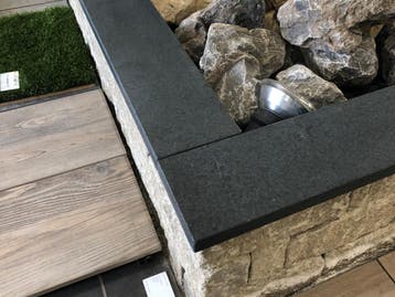vijverranden muurafdekkers kleurvast vine black graniet, Nieuw