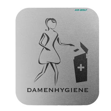 GGM Gastro | AIR-WOLF | Deurbord Vrouwelijke hygiëne - |, Verzenden, Nieuw, Bord(en)