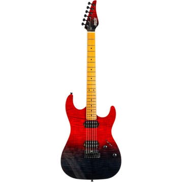 Jet JS-1000 Vulcano ST-Style Elektrische Gitaar Transparent, Ophalen of Verzenden, Nieuw