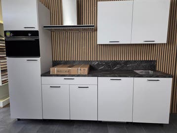 SHOWROOMKEUKENS UITVERKOOP - WEG=WEG - Spotprijzen NIEUW, Ophalen of Verzenden, Nieuw, Kunststof