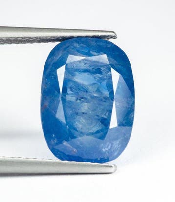 Saffier - 11.99 ct - Antwerp Laboratory for Gemstone Testing, Nieuw