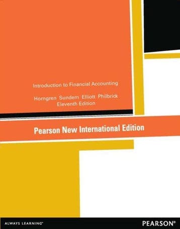 9781292040578 Introduction To Financial Accounting Pni, Verzenden, Zo goed als nieuw, Charles Horngren