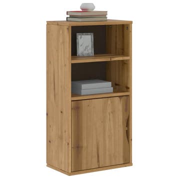 vidaXL Bijzetkast ODDA 40x24x79 cm massief grenenhout, Verzenden, Nieuw, Grenenhout