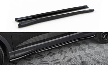 Zijskirts Audi Q3 Sportback F3 Maxton Glans Zwart, Ophalen of Verzenden, Nieuw