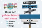 Geboortebord Pijlenbord donker blauw huren jongen of meisje, Ophalen, Zo goed als nieuw, Geboortebord