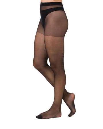 HEMA Panty 20 denier glans - 4 stuks zwart, Verzenden, Nieuw
