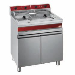 Elektrische Friteuse RVS 2 x 14L HorecaTraders, Verzenden, Nieuw in verpakking