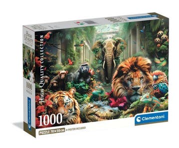 Clementoni puzzel Mystic Jungle - 1 van €14,99 voor €9,94, Ophalen of Verzenden, Nieuw