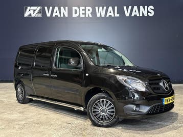 Mercedes-Benz Citan 109 CDI 96pk L3H1 Euro6 Airco | Navigati, Stof, Gebruikt, Zwart, Mercedes-Benz