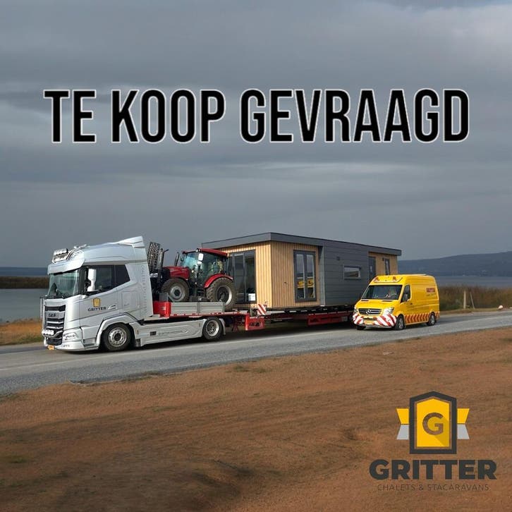 GEZOCHT / TE KOOP GEVRAAGD - STACARAVANS OF CHALETS, Caravans en Kamperen, Stacaravans