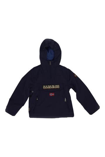 Napapijri Jas Jongens in maat 116 Blauw, Verzenden, Zo goed als nieuw, Napapijri, Jongen of Meisje