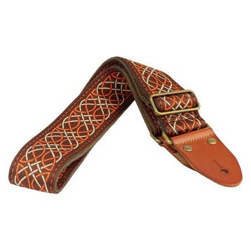 Gaucho GST-1280-1 gitaarband, 2 jacquard weefsel, leren, Ophalen of Verzenden, Nieuw