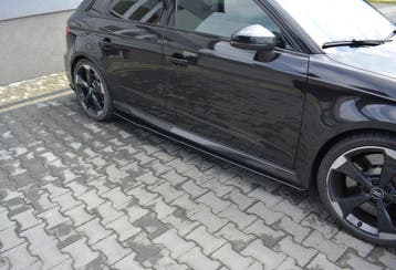 Maxton Racing Side Skirts Diffusers V.1 Audi Audi RS3 8V FL, Auto-onderdelen, Carrosserie en Plaatwerk, Verzenden, Nieuw, Audi