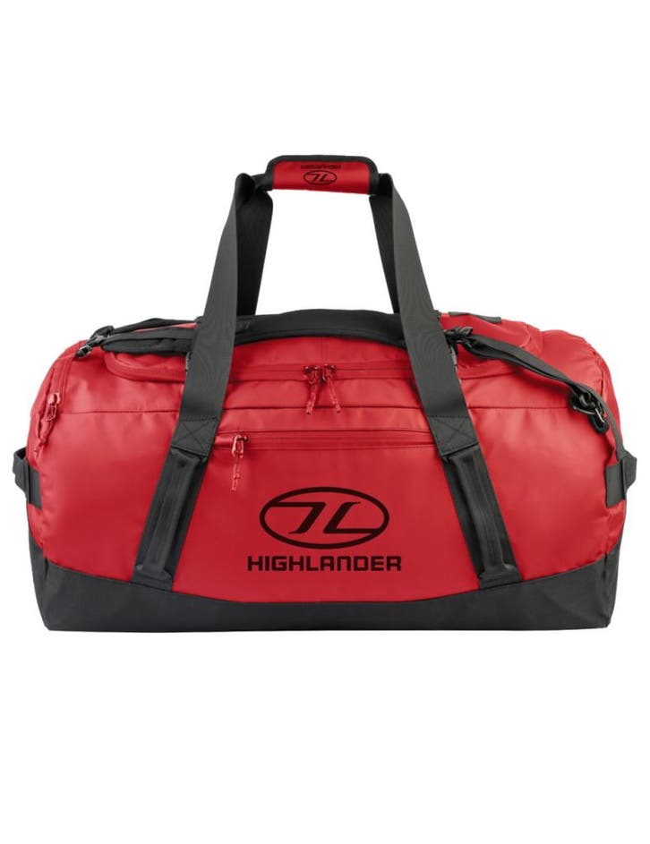 Highlander reistas Hauler Duffel - 90 liter - Rood (Rugzak), Sieraden, Tassen en Uiterlijk, Tassen | Reistassen en Weekendtassen