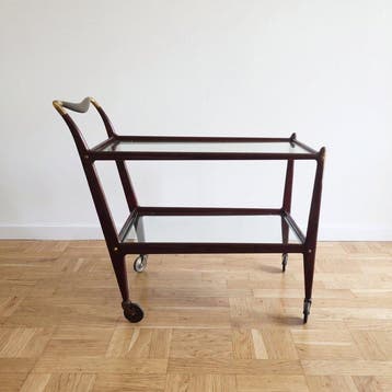 De Baggis - Ico Parisi - Serveerwagen - Model 58 - Gegoten, Antiek en Kunst, Antiek | Meubels | Stoelen en Banken
