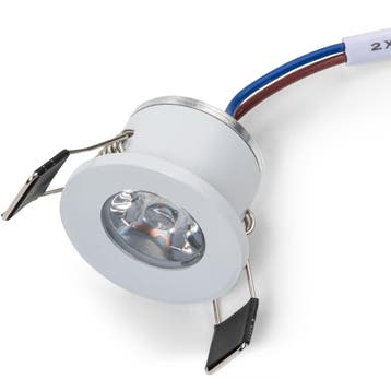 LED Veranda Spot Verlichting - Velvalux - 1W - Natuurlijk, Ophalen of Verzenden, Nieuw, Overige fittingen, Plafondspot of Wandspot