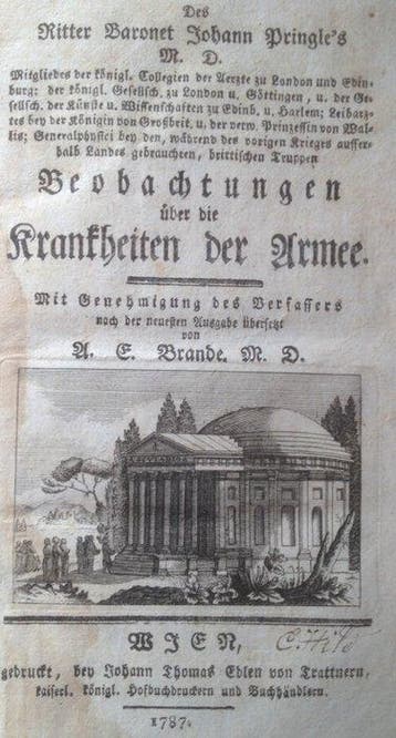 Johann Pringle - Krankheiten der Armee - 1787, Antiek en Kunst