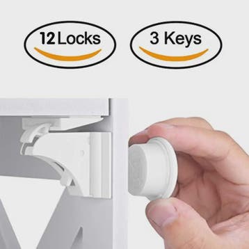 Magnetische Kindersloten - Onzichtbare Veiligheid voor Laden, Verzenden, Nieuw