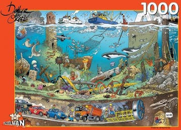 Onder Water - Danker Jan Puzzel (1000 stukjes) | Puzzelman -, Verzenden, Nieuw