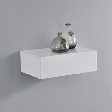 Wandplank met lade set van 6 zwart wit hout beton grijs wit, Verzenden, Nieuw