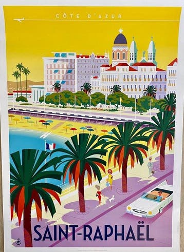 Monsieur Z - Affiche de Tourisme Saint-Raphaël - Ville