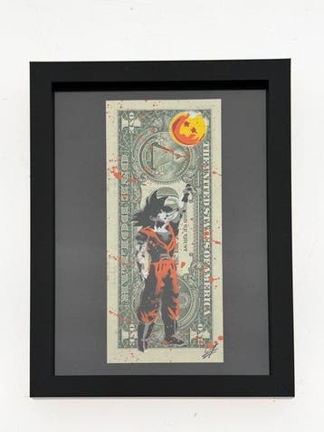 WhyCreationz (XX-XXI) - Dragonball Z (homage to Banksy)