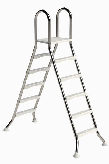 IDEAL A-frame RVS zwembadtrap 2 x 5 treden - AISI 304, Verzenden, Nieuw