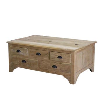 Salonkist rechthoek met klep -  110 cm x 60 cmSalontafels, Ophalen of Verzenden, Nieuw