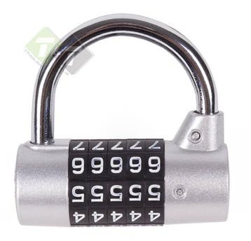 Hangslot Tri-Circel, 65 Mm, Cijferslot, Cijferhangslot, Ophalen of Verzenden, Nieuw, Koper of Messing, Overige typen